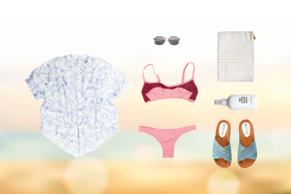 Las camisas holgadas, a mitad camino entre la formalidad y el relax, son un buen complemento para superponer al bikini