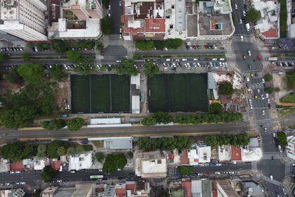 Las canchas de fútbol 5 vistas desde arriba