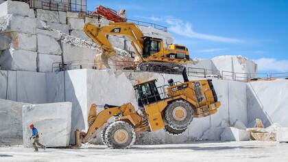 Las canteras de mármol de Altissimo en los Alpes italianos