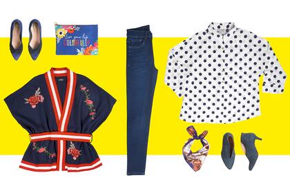 Las capas o kimonos son abrigos ideales para la media estación, aportando ligera calidez y sofisticando cualquier outfit