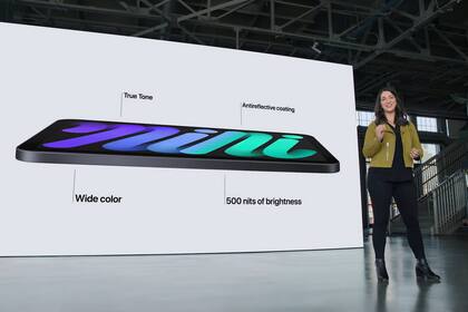 Las características de la pantalla Retina de la nueva tableta iPad mini, de 8,3 pulgadas