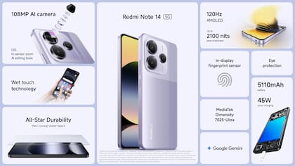 Las características del Redmi Note 14 5G