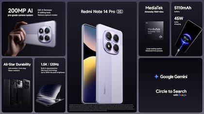 Las características del Redmi Note 14 Pro 5G