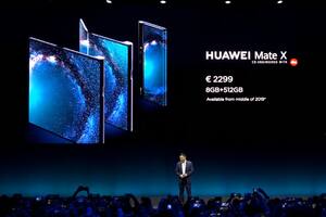 MWC 2019: Así es el Mate X, el nuevo smartphone flexible de Huawei