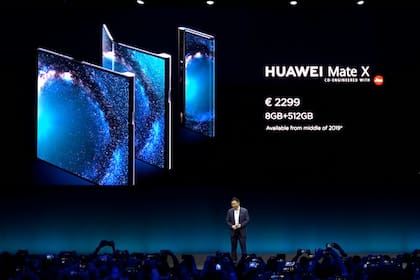 Las características del smartphone plegable Huawei Mate X, anunciado durante el MWC 2019