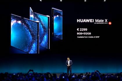 Las características del smartphone plegable Huawei Mate X, anunciado durante el MWC 2019