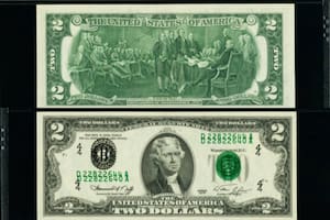 El billete de 2 dólares que se vendió por casi 20.000 y que causa furor entre los expertos en numismática