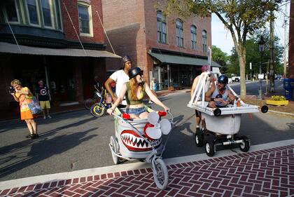 lAS carreras de bañeras