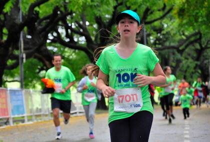 Las carreras de running tienen espacio para los más chicos