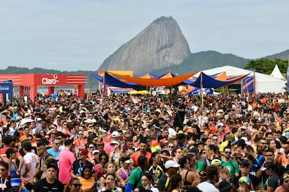 Las carreras que conforman el festival de atletismo de Río están acompañadas de entretenimientos y shows para toda la familia