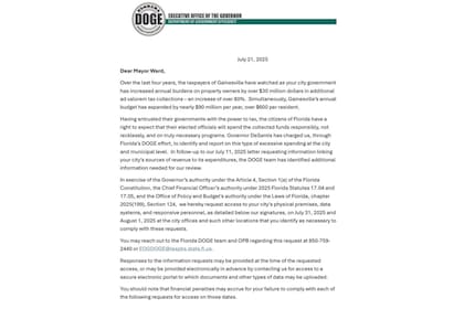 Las cartas enviadas por DOGE resaltan que los fondos deben usarse con responsabilidad en programas esenciales, no en gastos superfluos