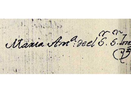 Las cartas que María Antonia le envió al padre Juárez son parte del archivo del Estado de Roma