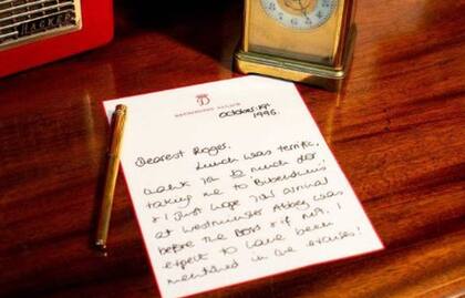 Las cartas recorren los últimos siete años de su vida