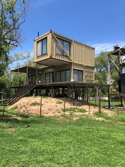 Las casas contenedores permiten agregar otros módulos al original, lo que posibilita ampliar la vivienda cuando se necesite