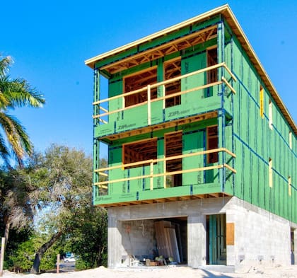 Las casas de esta comunidad fueron construidas con un sistema ecológico