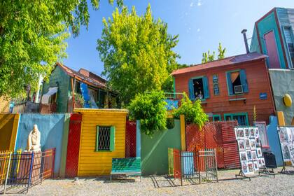 Las casas en Caminito son el mayor atractivo del barrio