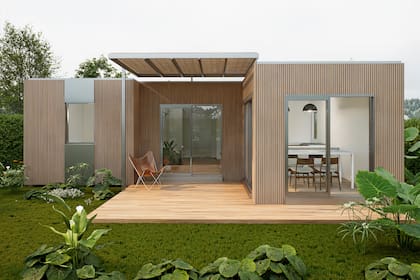 Las casas modulares se construyen a través de la fabricación en serie, al igual que se hace en la industria automotriz