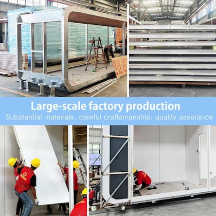 Las casas prefabricadas suelen ser personalizables y su distribución puede ser adecuada a las necesidades de cada cliente (Amazon)