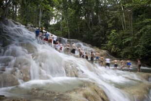 Las cascadas Dunn, cerca de Ocho Ríos