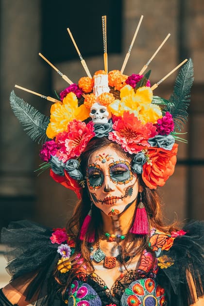 Las catrinas son un elemento nuevo en las tradiciones del Día de Muertos