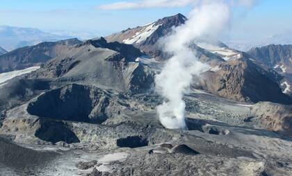 Las cenizas del volcán llegaron a Bardas Blancas