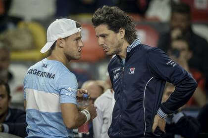 Las charlas del Peque Schwartzman con el capitán Gastón Gaudio