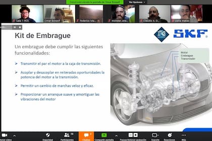 Las clases son acompañadas con material para descargar