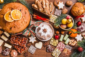 Las comidas navideñas suelen estar cargadas de grasas y azúcares.