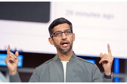 Sundar Pichai, CEO de Alphabet, el conglomerado al que pertenece Google. La compañía dio de baja Stadia y, hacia fin de año, enfrentó un nuevo desafío: ChatGPT