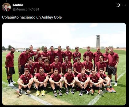 Las comparaciones con Colapinto llegaron al fútbol