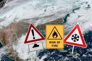Clima de hoy en EE.UU.: lluvias peligrosas, nieve y las principales alertas de este lunes 5 de enero de 2026