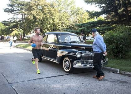 El escaso tránsito permite salir a correr