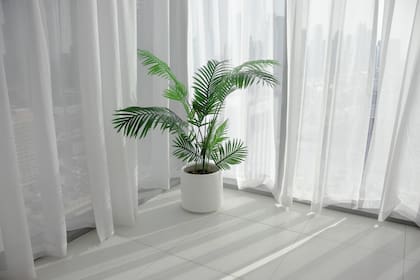 Las cortinas pueden ayudar a regular la luz y, con ello, la temperatura.