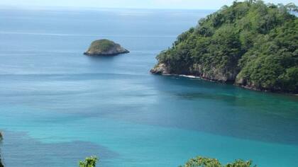 Las costas de la Isla Coco, en Costa Rica, donde murió una turista tras ser atacada por un tiburón