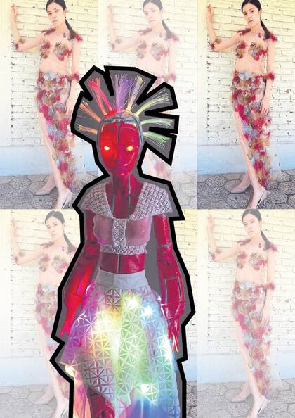 Las creaciones de la científica Verónica Bergottini, con biotextiles, y los experimentos de Eliana Guzmán con tecnología electrónica