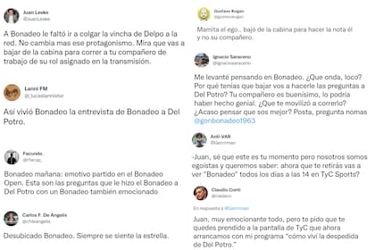 Las críticas a Gonzalo Bonadeo por la entrevista a Juan Martín del Potro