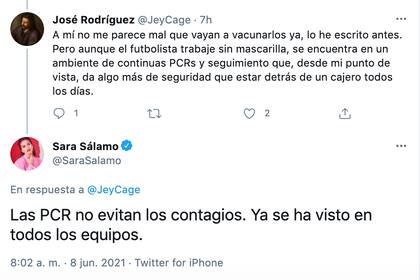 Las críticas de los usuarios a la esposa de Isco Alarcón por defender la vacunación de los futbolistas