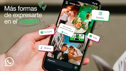 Las cuatro nuevas alternativas que llegan a los estados de WhatsApp