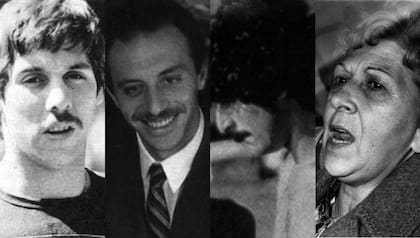 Las cuatro víctimas del Clan Puccio: Aulet, Naum, Manoukian y Bollini de Prado