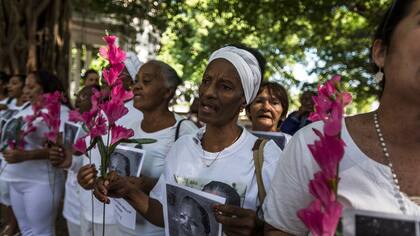 Las Damas de Blanco, uno de los grupos históricamente más afectados por la represión