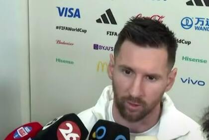 La reacción de Lionel Messi frente a los periodistas tras la derrota fue madura y genuina, propia de un líder positivo.