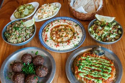 Las delicias de esta cantina israelí son ideales para organizar una buena picada
