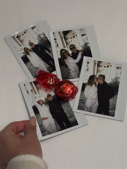 Las diferentes postales que se tomaron en la Fontana de Trevi