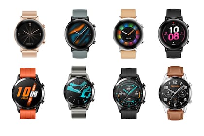 Las diferentes variantes de diseño del Huawei Watch GT2