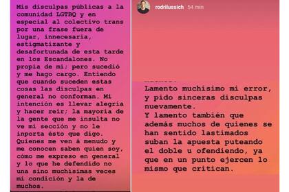 Las disculpas de Rodrigo Lussich tras llamar "mujer con sorpresita" a Mara Cifuentes