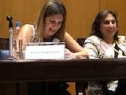 Las disputadas nacionales Silvia Lospennato y Paula Oliveto, firmantes del compromiso