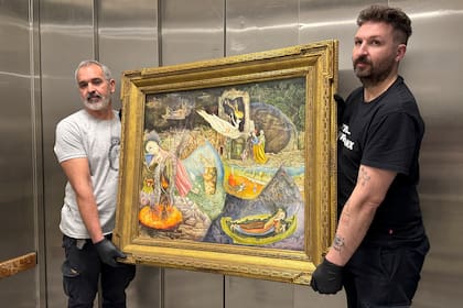 "Las distracciones de Dagoberto" (1945) al llegar al Malba