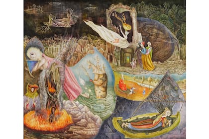 "Las distracciones de Dagoberto" (1945), Leonora Carrington (Sotheby’s, 2024)