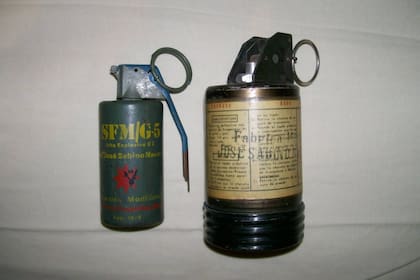 Las dos granadas de mano vinculadas a la organización guerrillera Montoneros