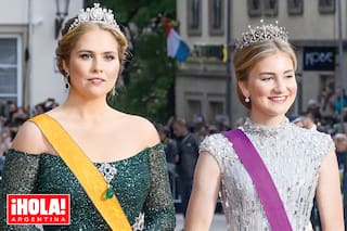 Así deslumbró la princesa Amalia en un día histórico en Luxemburgo junto a otra futura reina